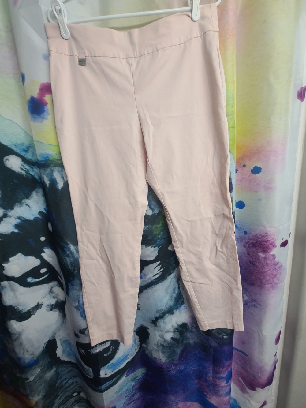 Alfani Pale Pink Slim Ankle Pants